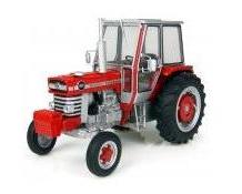 MF 1090 2WD with cab, rear metal wheels and driver; scale 1:32